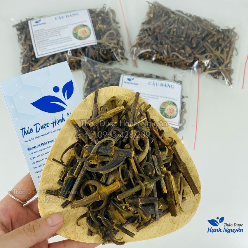Cây câu đằng 1kg, cây móc câu khô, sạch, hỗ trợ ổn định huyết áp, giảm đau đầu, chóng mặt