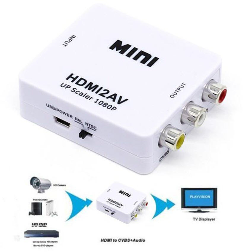 Bộ chuyển đổi HDMI to AV MINI HDMI2AV chất lượng cao
