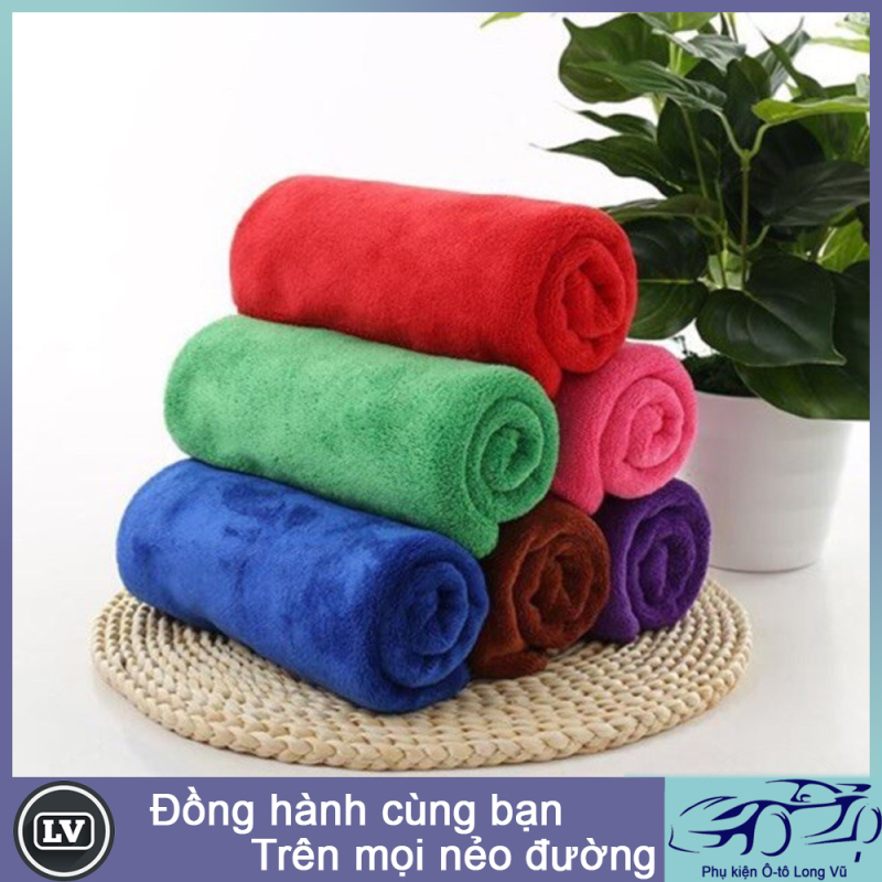 Khăn lau xe ô tô chuyên dụng Microfiber siêu thấm