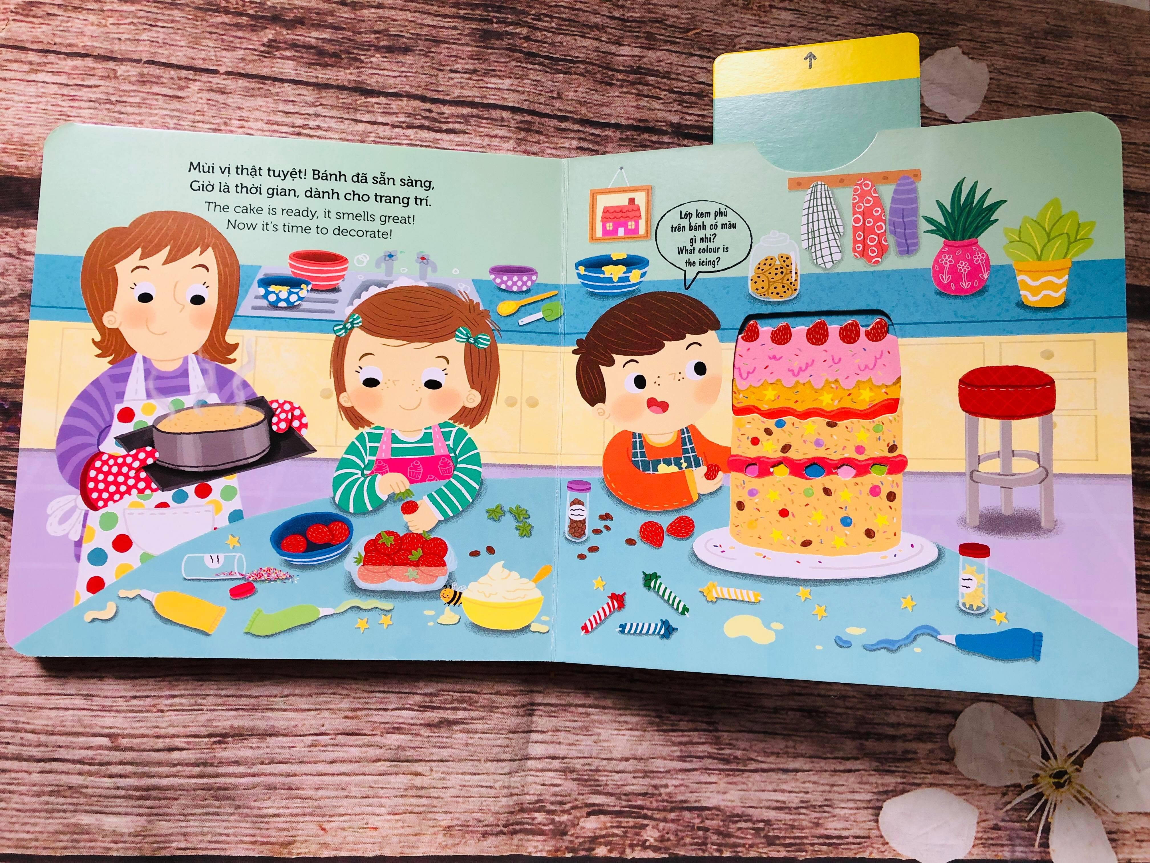 SÁCH - Sách Chuyển Động - Busy - Baking - Làm Bánh