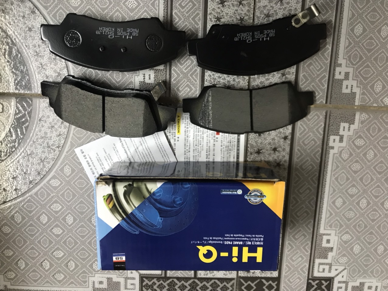 Má phanh trước xe Hyundai grand i10- Made in Korea Xịn