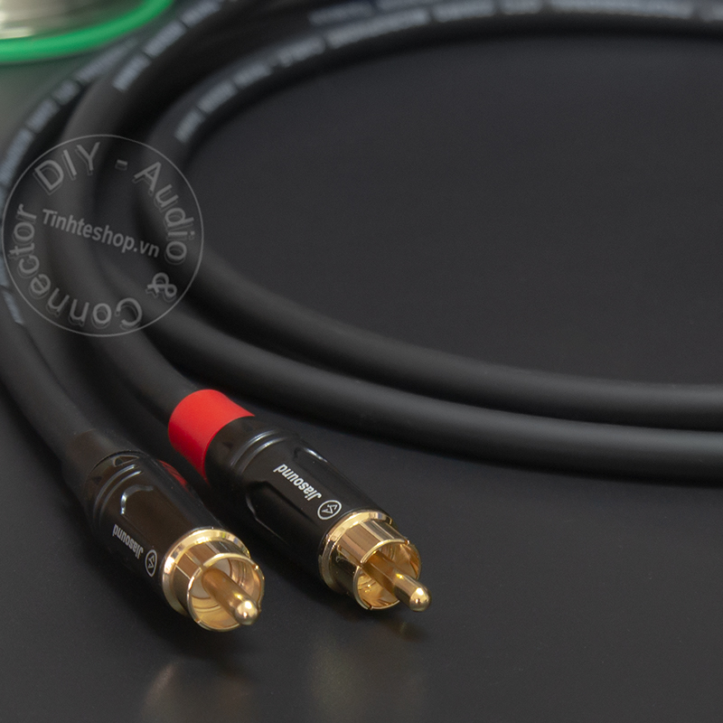 Dây 6 ly sang hoa sen 2 sợi DIY 0.5M đến 5M - Cáp 6.5mm ra AV cắm cho Mixer Âm ly Loa