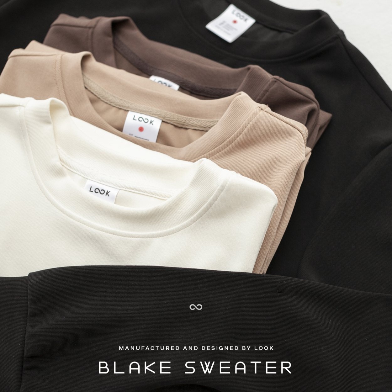Áo nỉ dài tay LOOK Blake Sweater