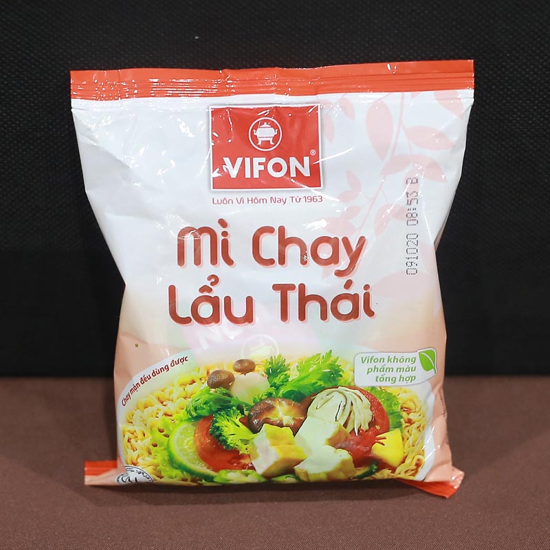 Mì chay lẩu thái Vifon, mì tôm chay - đồ chay sạch
