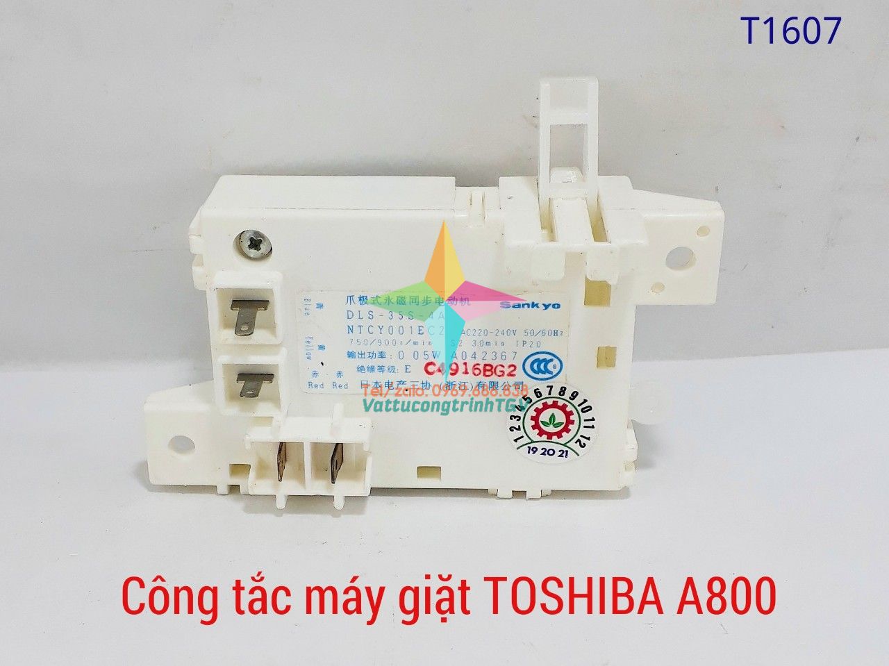 Công tắc máy giặt TOSHIBA 800