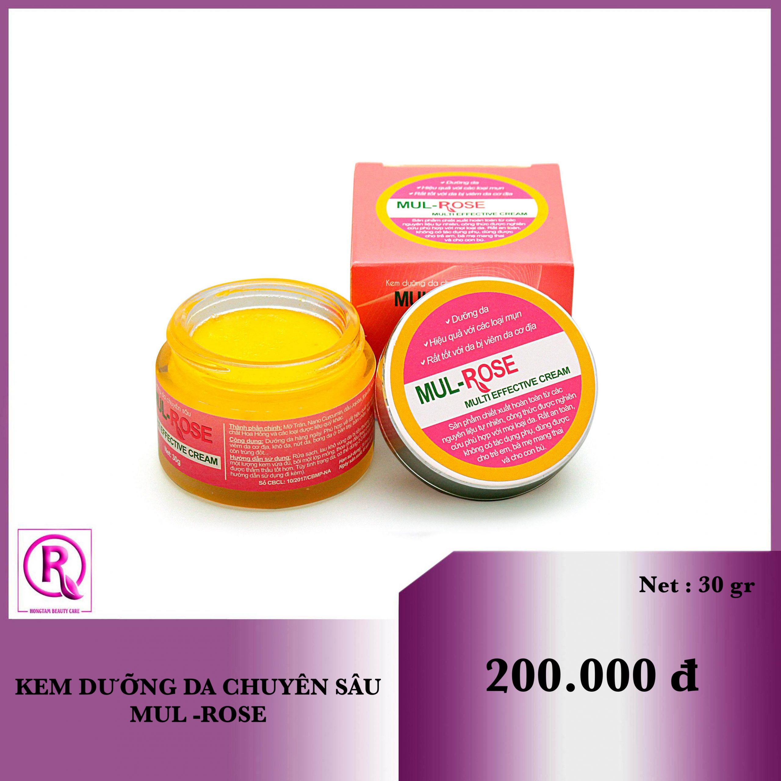 KEM MUL ROSE ĐA NĂNG 30Gr l
