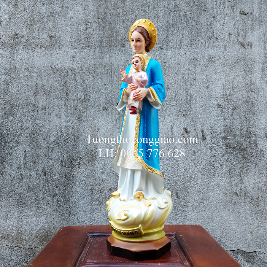 Tượng Đức Mẹ La Vang 40cm composite