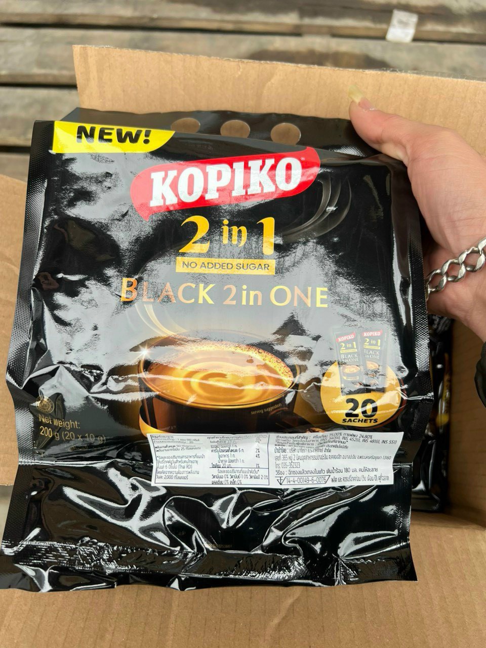 Cafe sữa Kopiko Thái Lan 72k/ bịch 20 gói