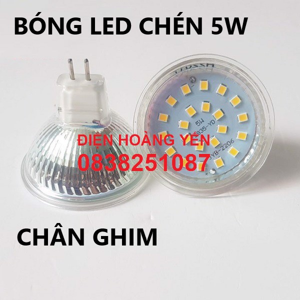 Bóng đèn Led (bóng Led chén) chiếu điểm chân ghim 5W