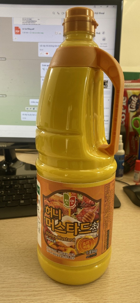 Sốt Mù Tạt Mật Ong Hàn Quốc 1,85Kg - 허니머스타드