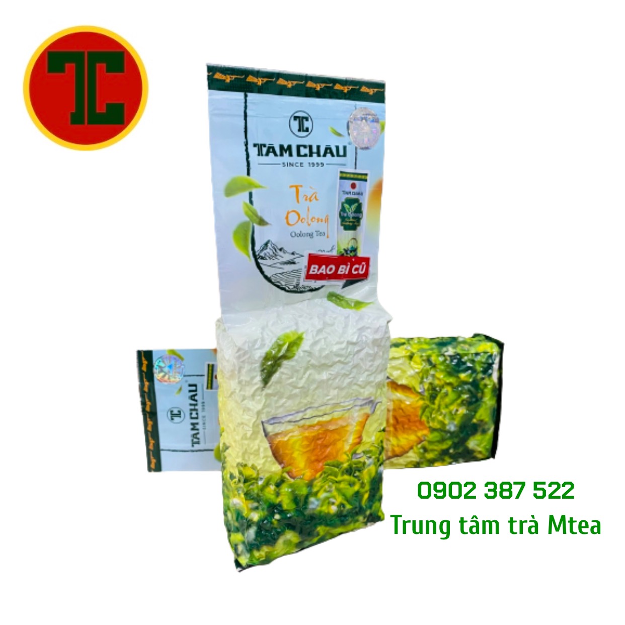 {TÂM CHÂU}Trà Oolong (Ô long) Tâm Châu 250gr/gói