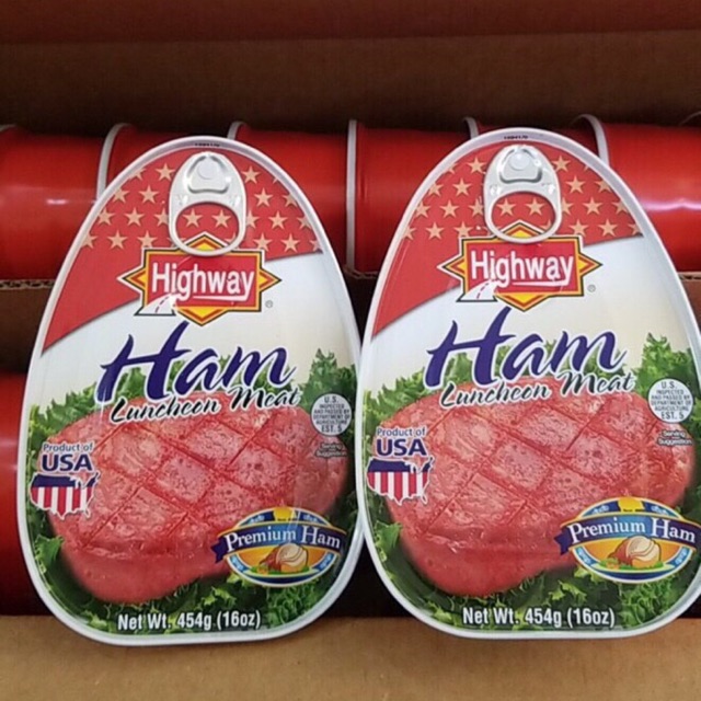 Thịt hộp nguội Ham Highway 454g