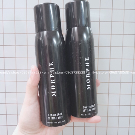 [Thanh lý] Xịt khóa make up MORPHE CONTINUOUS SETTING MIST