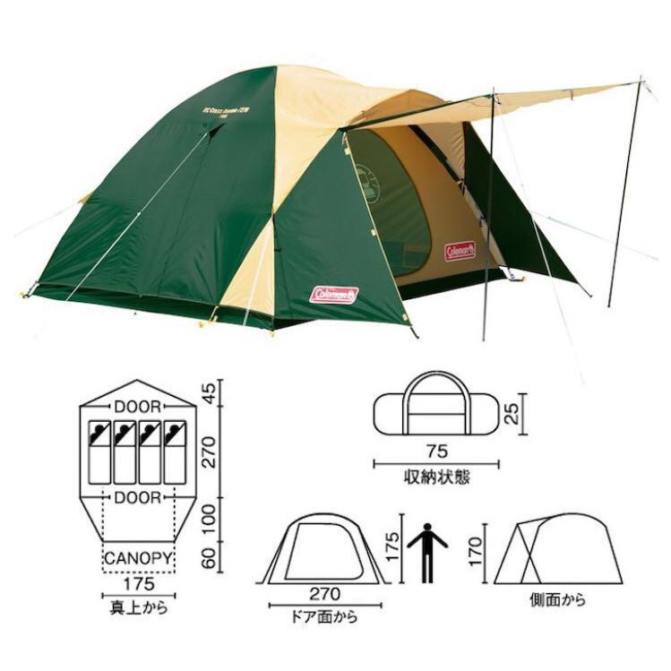 Lều Coleman BC Cross Dome 270