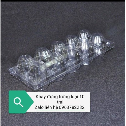 COMBO 10 KHAY ĐỰNG TRỨNG LOẠI 10 TRÁI