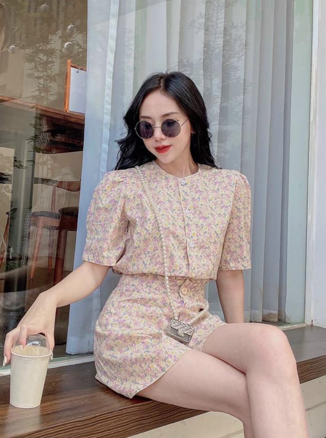 Rập Giấy 30111 - Bộ mùa hè xếp ly