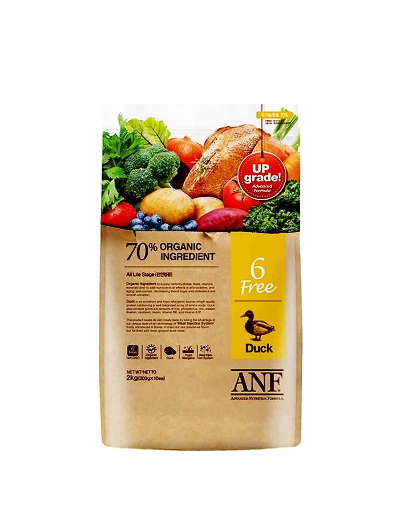 ANF 6 FREE - HẠT HỮU CƠ DÀNH CHO CHÓ BAO 6KG
