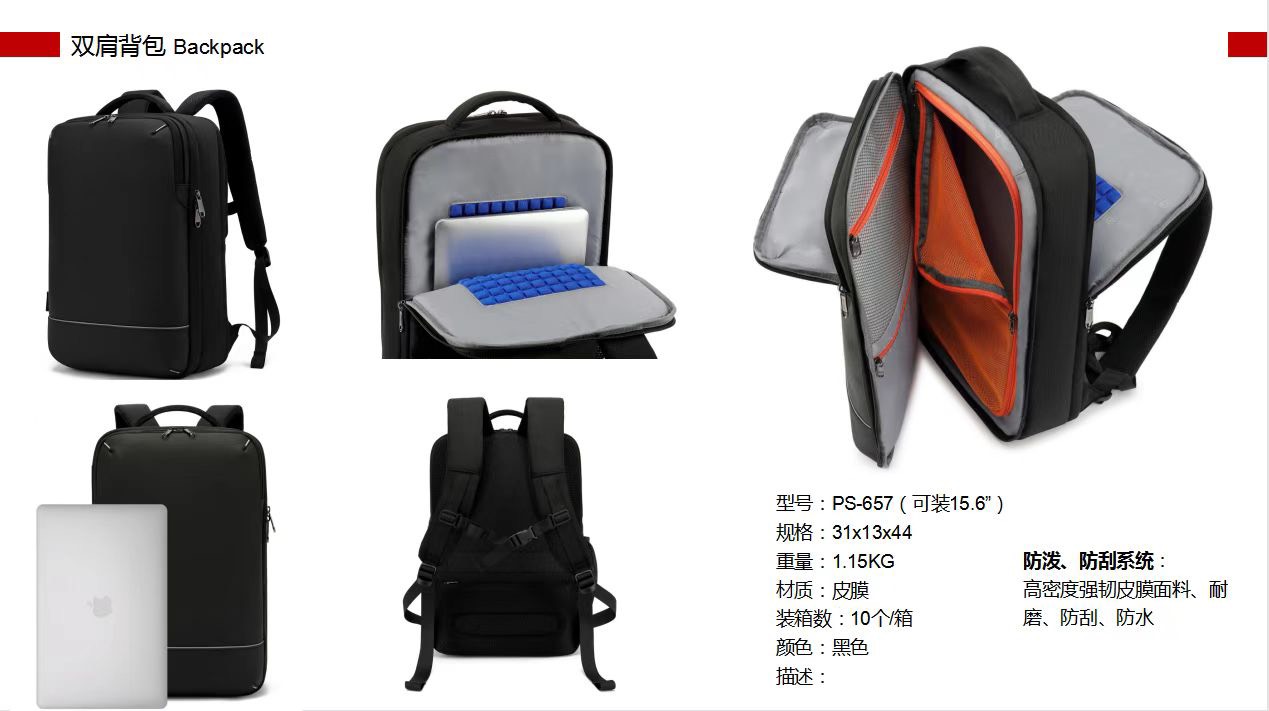 Balo laptop thời trang PS657 15.6''