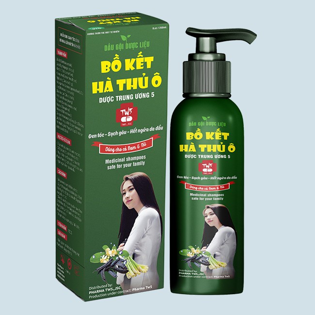 [Chính Hãng] - Dầu Gội Thảo Dược Bồ Kết Hà Thủ Ô