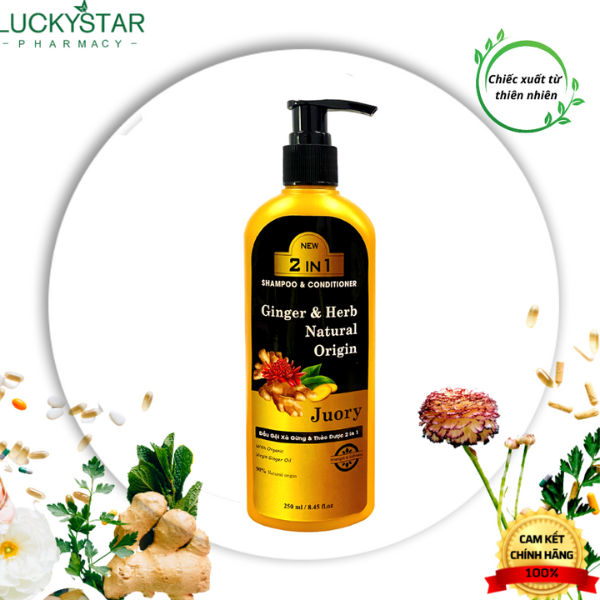Dầu Gội Gừng và Thảo Dược Lucky Star