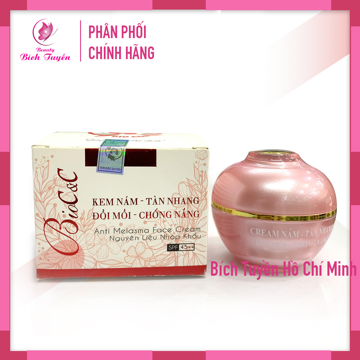 Kem bioc&c ngừa nám - tàn nhang - đồi mồi - chống nắng 15g