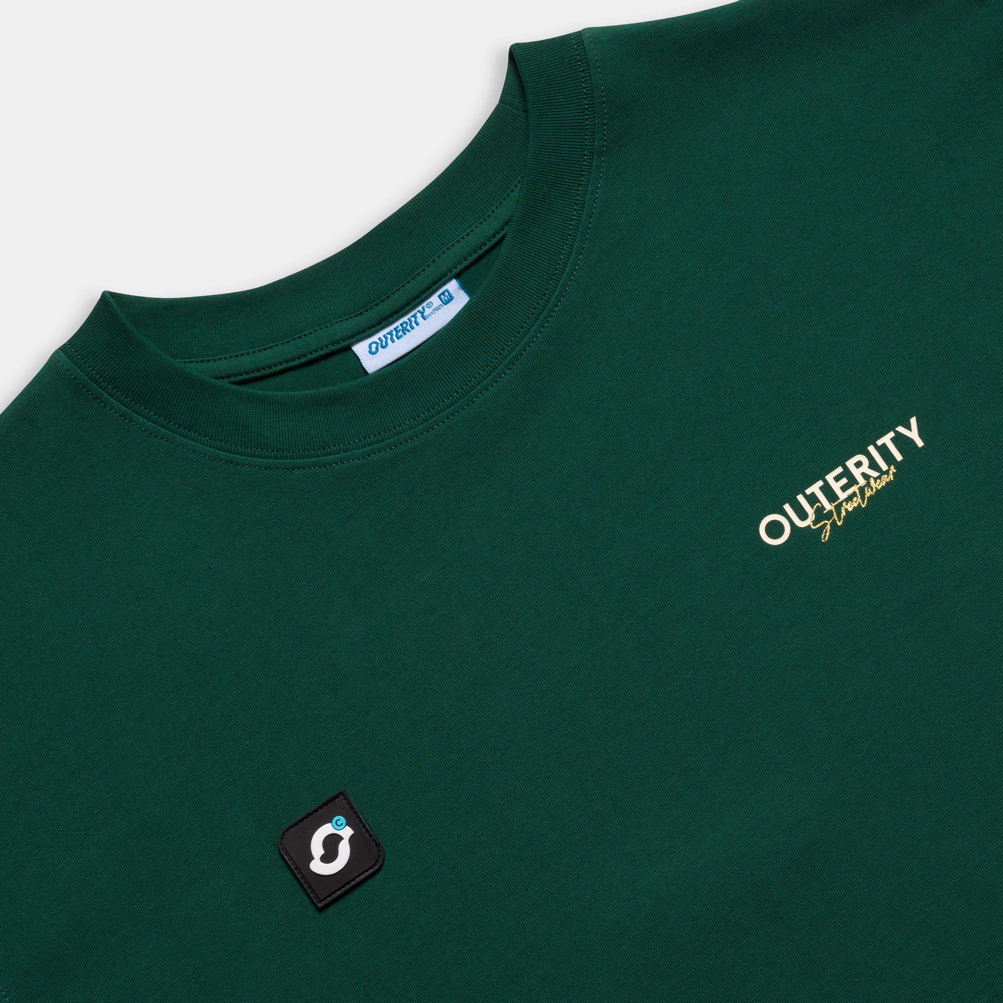 Áo thun Outerity MultiFont v3.0 / Màu Xanh Lá Đậm - ORT.B 156