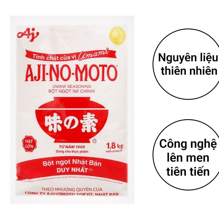 Bột ngọt hạt lớn Ajinomoto gói 1.8kg
