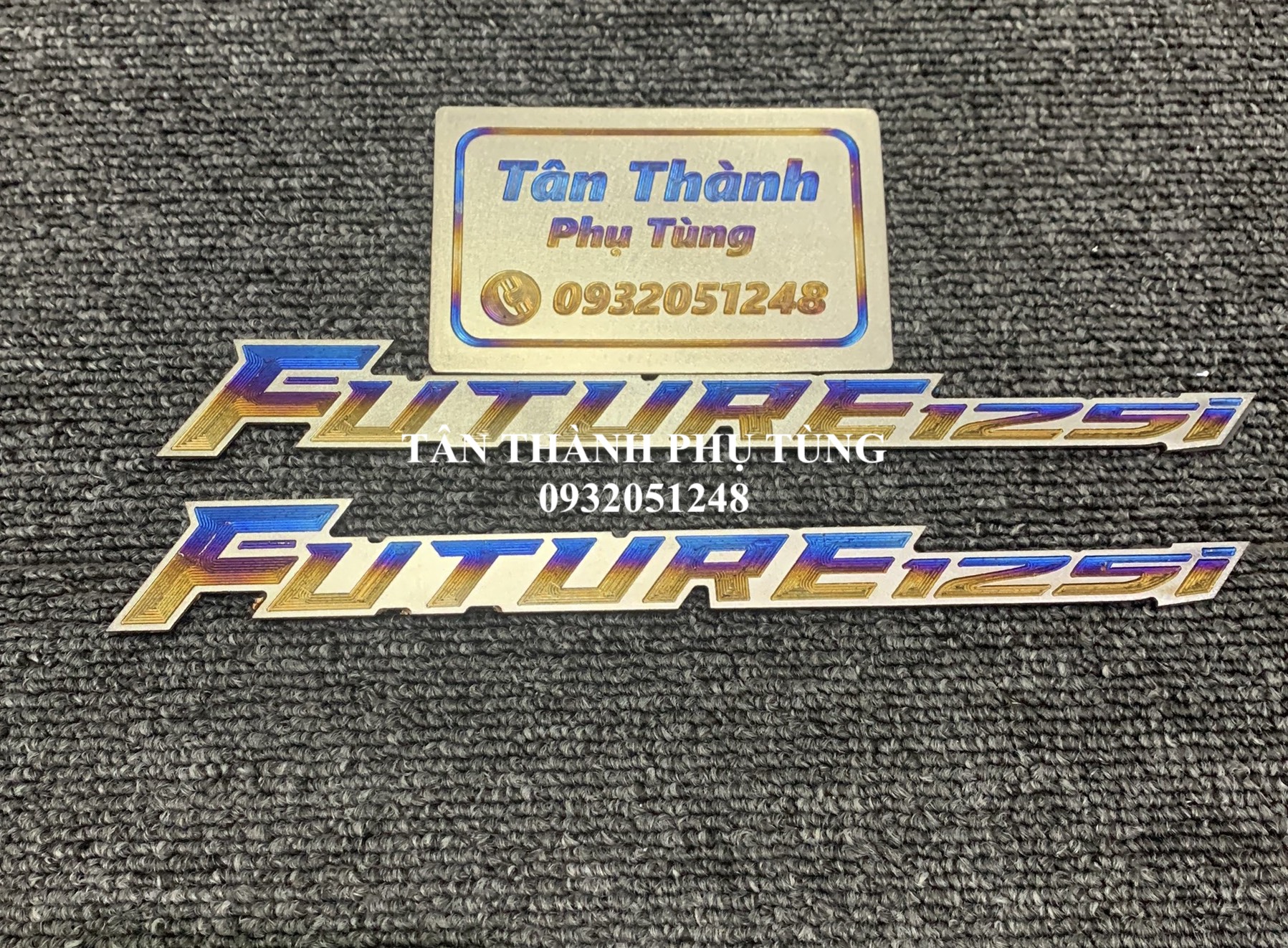 Chữ Titan Future 125i kiểu khò