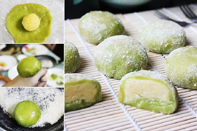 Bột Đậu Nành Hàng Ngon - Mochi Chấm Kem Sữa - 100gr
