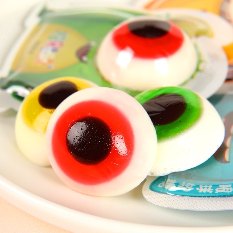 [Hộp 30 cái] Kẹo dẻo con mắt Eye Candy Funny Castle HongKong