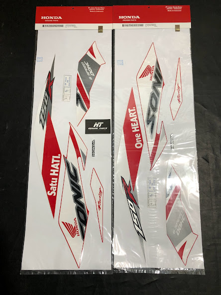 [HCM]Bộ Tem Sonic Trắng Đỏ Racing
