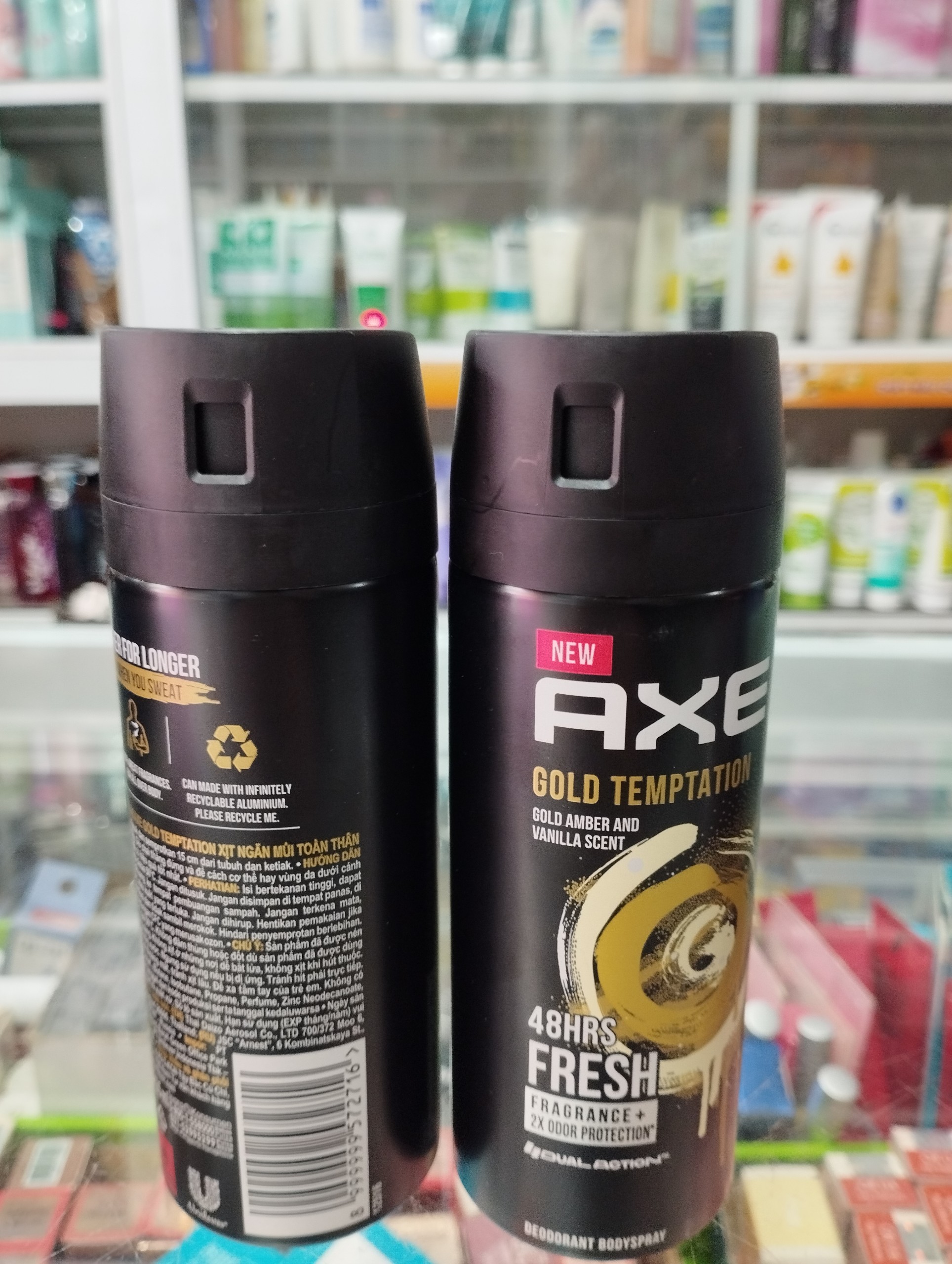 [HCM]Xịt khử mùi Axe Gold Temptation 135ml