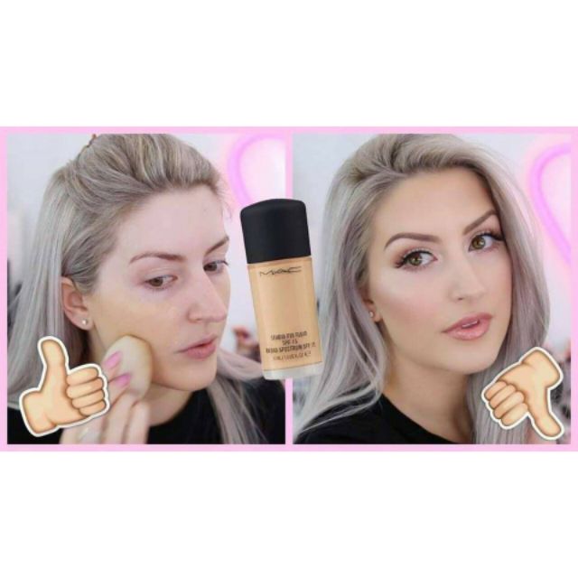 [Lấy mã giảm thêm 30%] Kem nền MAC Studio Fix Fluid Foundation SPF 15 30ml