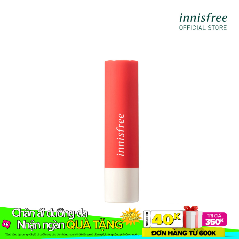 Son dưỡng có màu innisfree Glow Tint Lip Balm #3 3.5g cao cấp