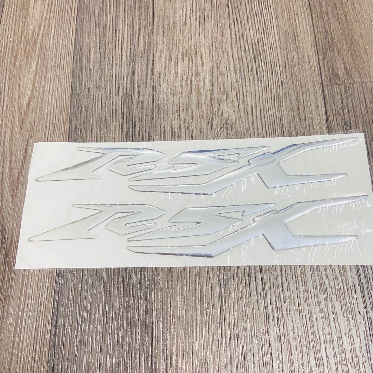 [COME ON] TEM CHỮ RSX DÁN XE XI BÓNG NHỰA DẺO SIÊU ĐẸP (MÀU BẠC)