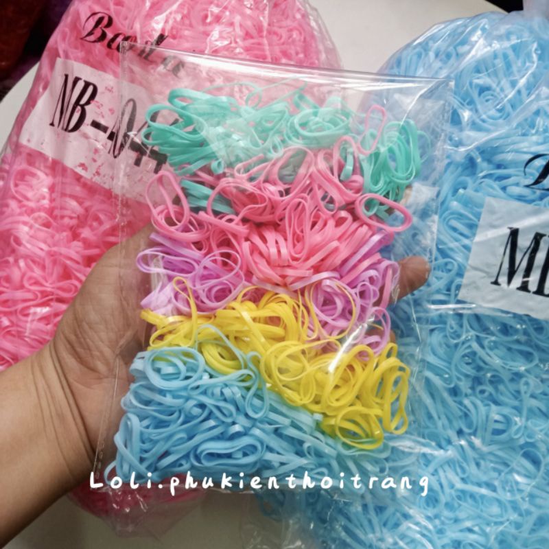 Thun Cột Tóc Thái Nhiều Màu Siêu Dai (50g - 100g) - loli