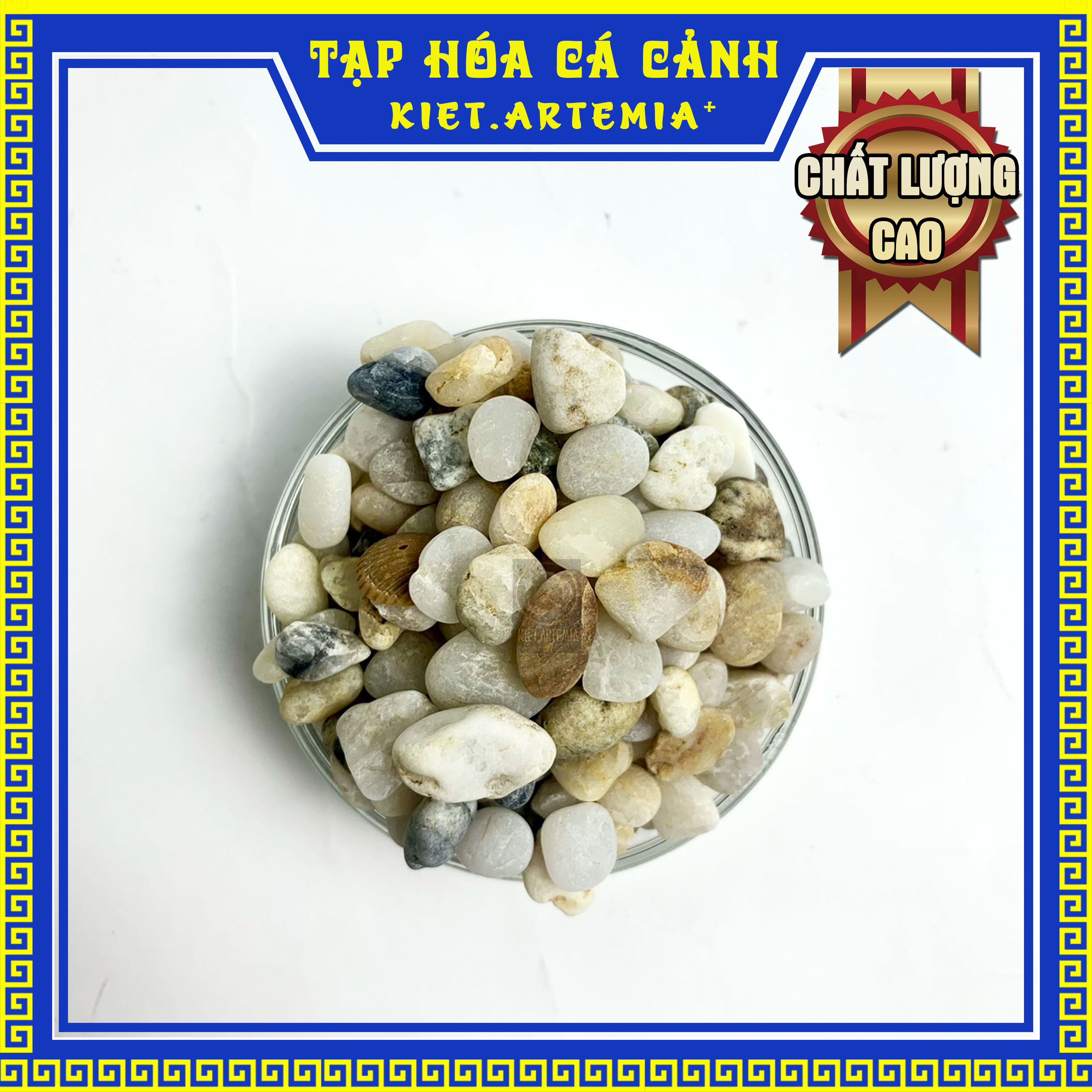 Sỏi trang trí bể cá, sỏi hồ cá, sỏi trang trí cây cảnh