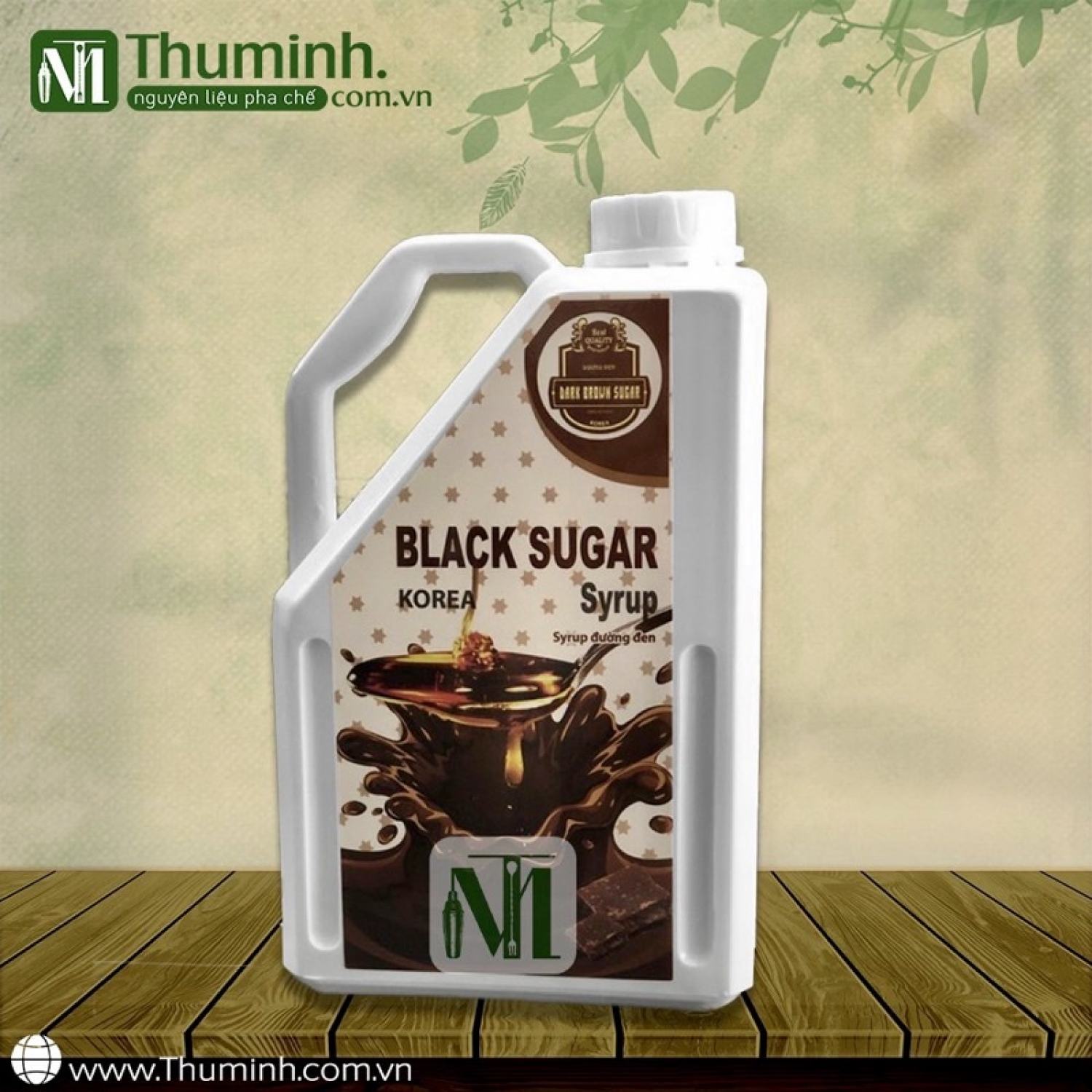 Siro Đường Đen Hàn Quốc Black Sugar Can 2.5kg