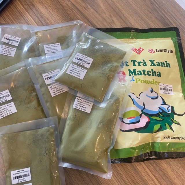 Bột matcha 20gr Bột trà xanh đài loan
