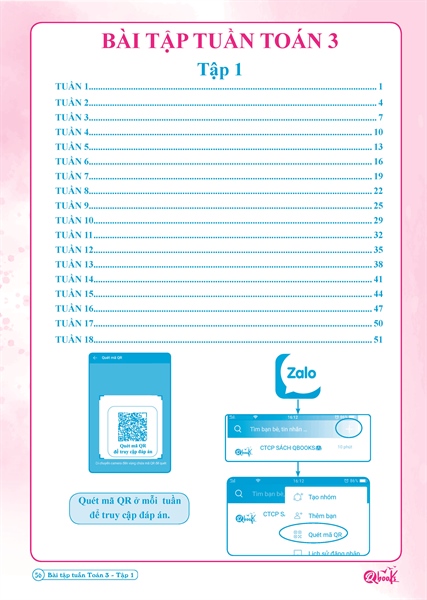 Bài tập tuần TOÁN 3 tập 1