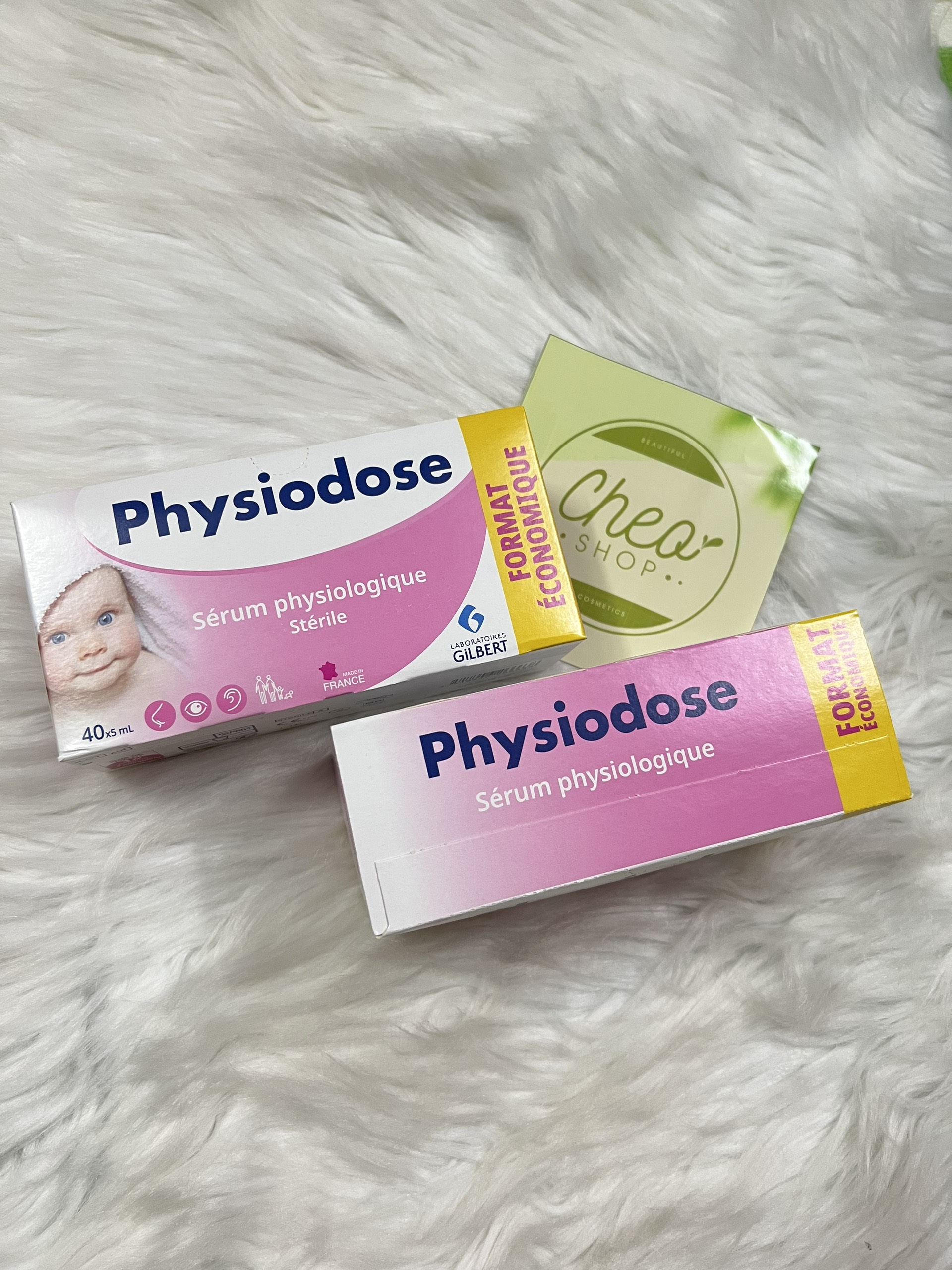 Nước muối sinh lý cho bé Physiodose Pháp