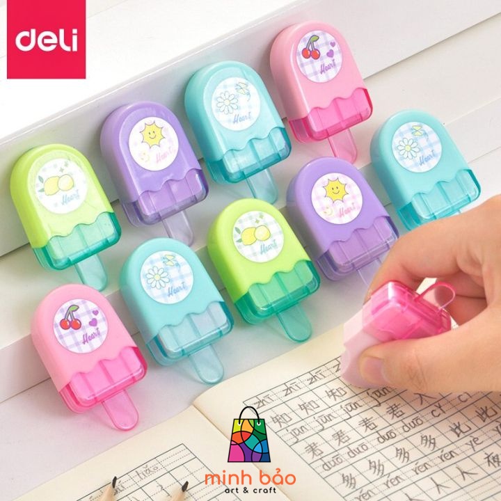 Tẩy hình que kem deli 71122