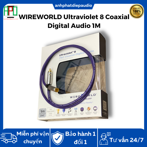 Dây tín hiệu wireworld ultraviolet 8 coaxial digital audio 1m