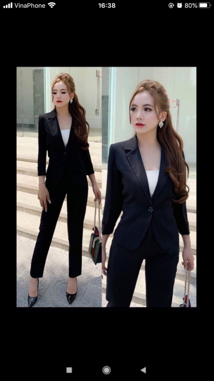 Sét bộ vest tay dài umi-QH