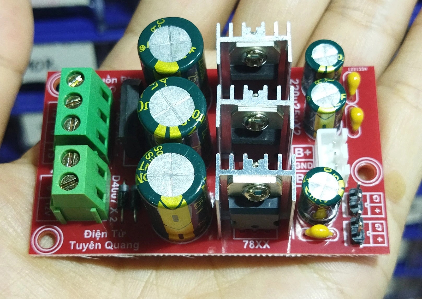 Mạch Nguồn Pre 15V Và 12V Cho Mạch USB Bluetooth - 1 Cái