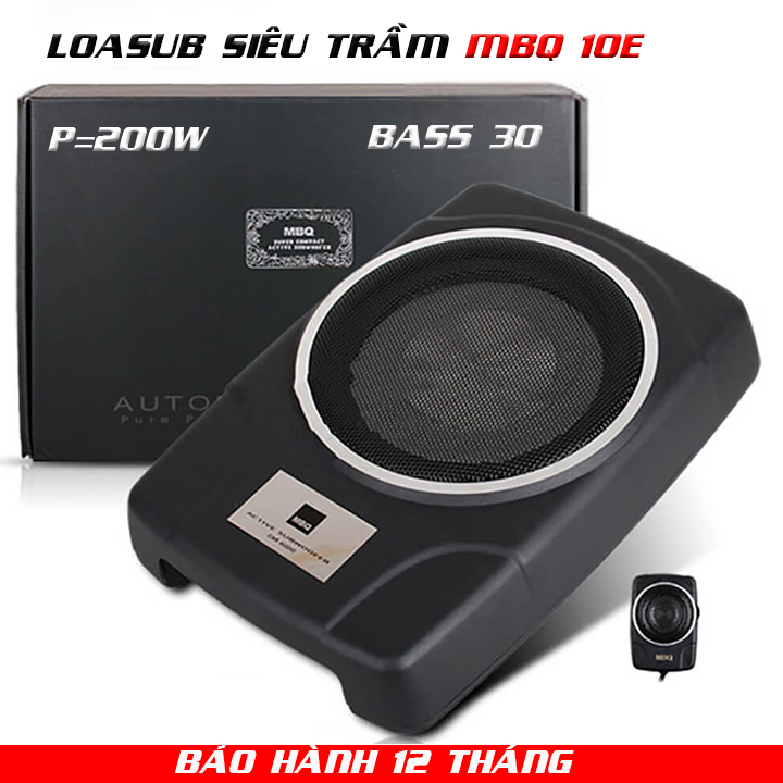 LOA SUB CHÍNH HÃNG MBQ AW 1OE ÂM THANH SIÊU TRẦM, SỐNG ĐỘNG, CÔNG SUẤT LỚN