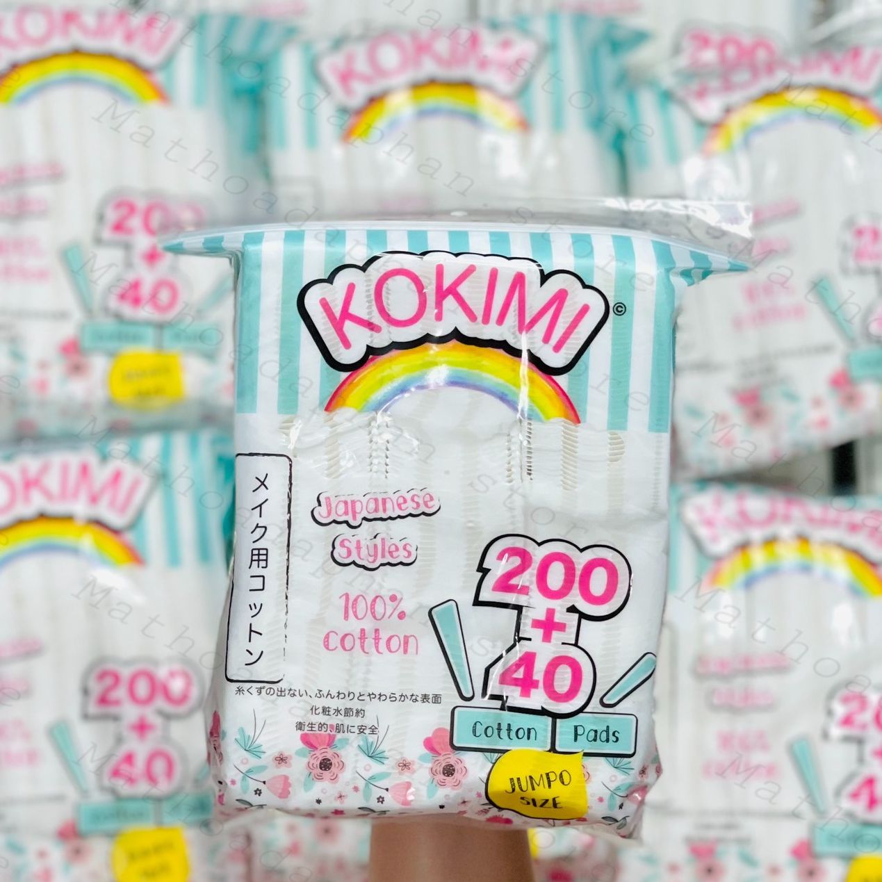 Bông Tẩy Trang Mihoo Kokimi Cotton Pads (BÔNG VUÔNG)