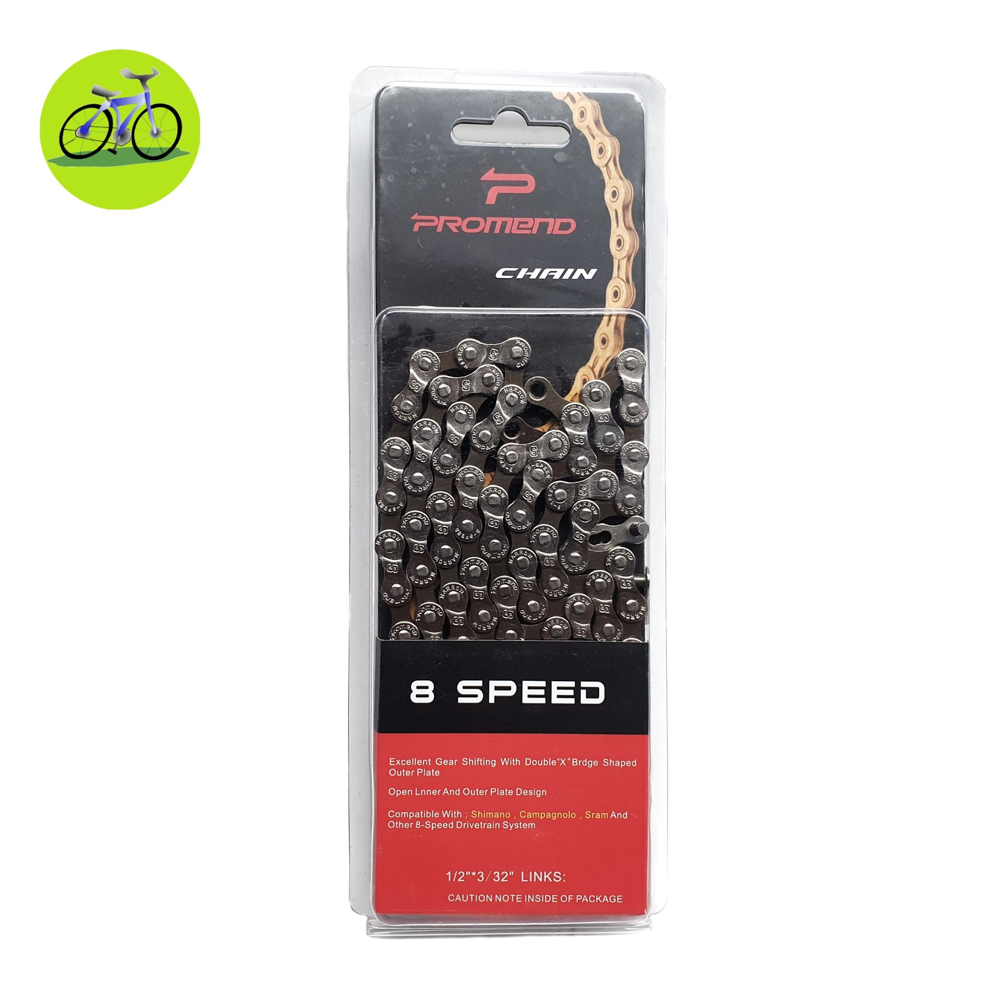 Sên xích xe đạp 8 Promend cho líp 8 speed