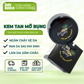 Kem tan mỡ bụng chính hãng Thiên Nhiên Việt 200gr - Đánh tan mỡ thừa giảm rạn da sau sinh hiệu quả cao - Daily Natural thumbnail