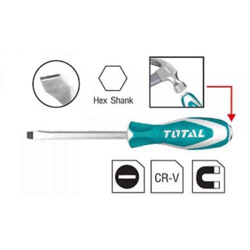 Tua vít dẹp đóng xuyên(100mm) Total THTGTS6100